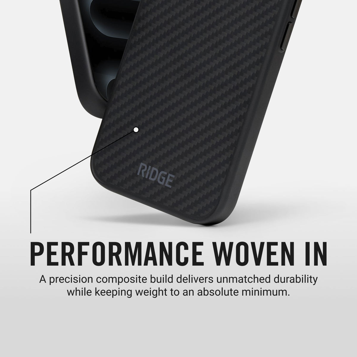 Ridge Phone Case - Carbon - iPhone 17 Pro