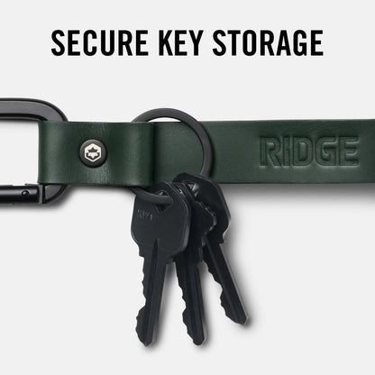 Ridge Keychain - Lilac Leather