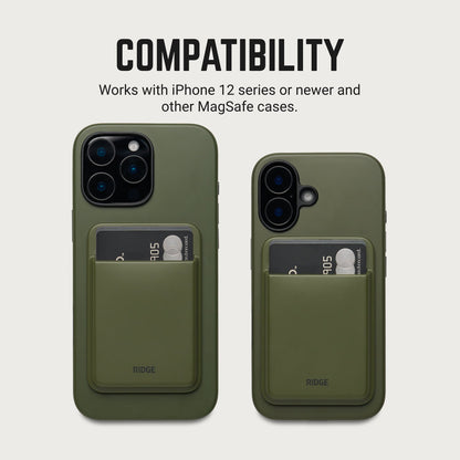 MagSafe Cardholder - Matte Olive