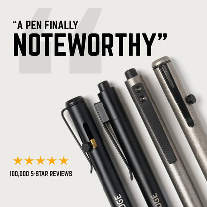 Ridge Bolt Action Pen - Burnt Titanium