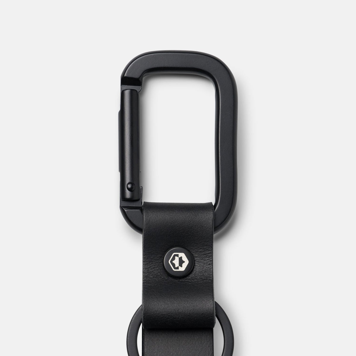 Ridge Keychain - Midnight Black Leather