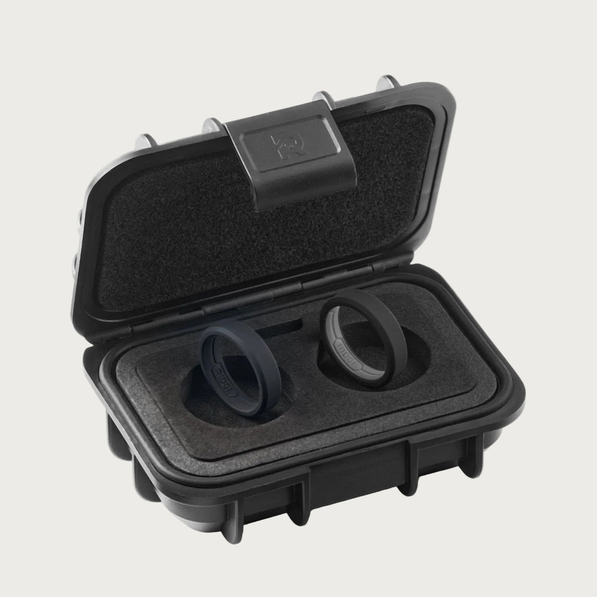 6mm Silicone Ring Set - Royal Black