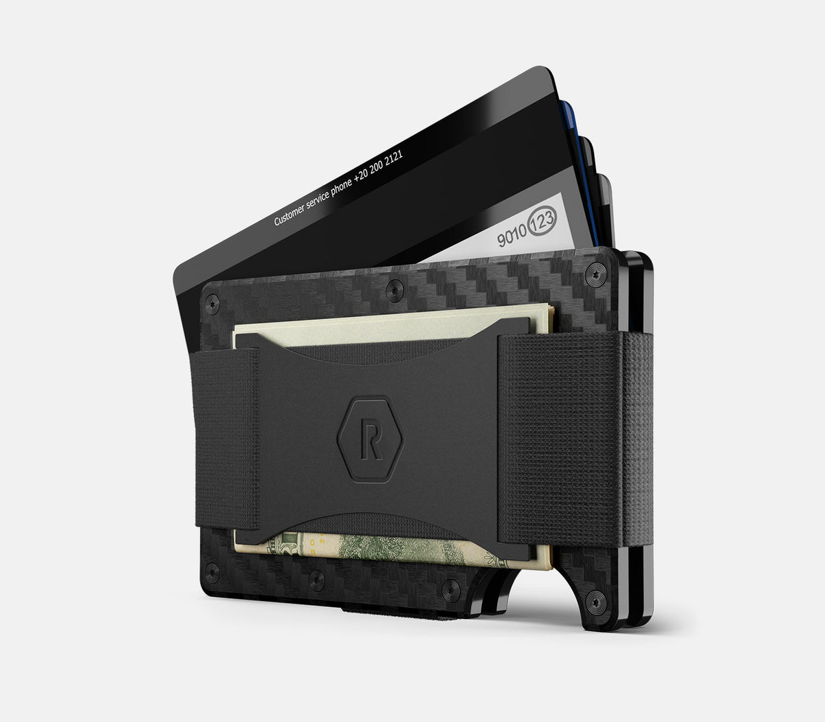 Ridge Wallet - Baltimore Ravens - Carbon Fiber 3k