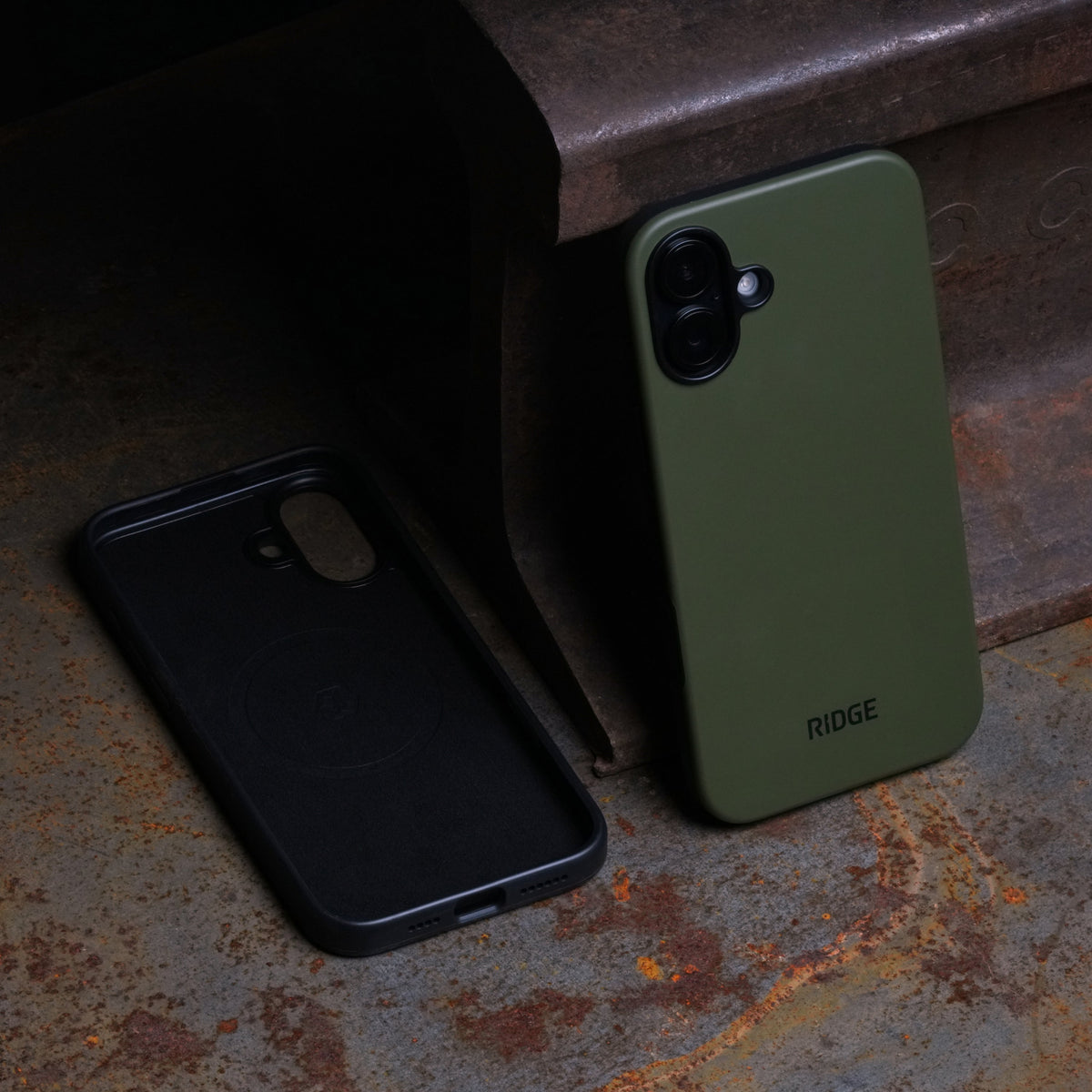 Ridge Phone Case - Matte Olive - iPhone 16