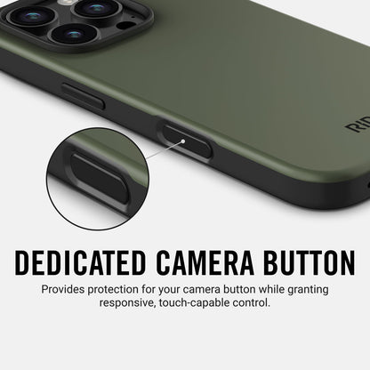 Ridge Phone Case - Matte Olive - iPhone 16 Pro Max