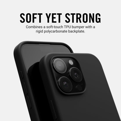 Ridge Phone Case - Matte Black - iPhone 16 Plus