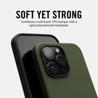Ridge Phone Case - Matte Olive - iPhone 16 Pro