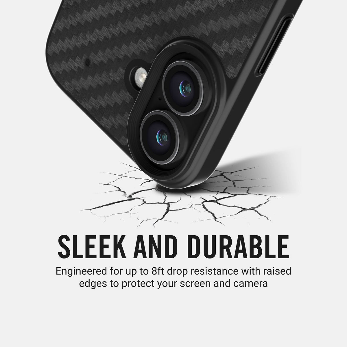 Ridge Phone Case - Carbon - iPhone 17
