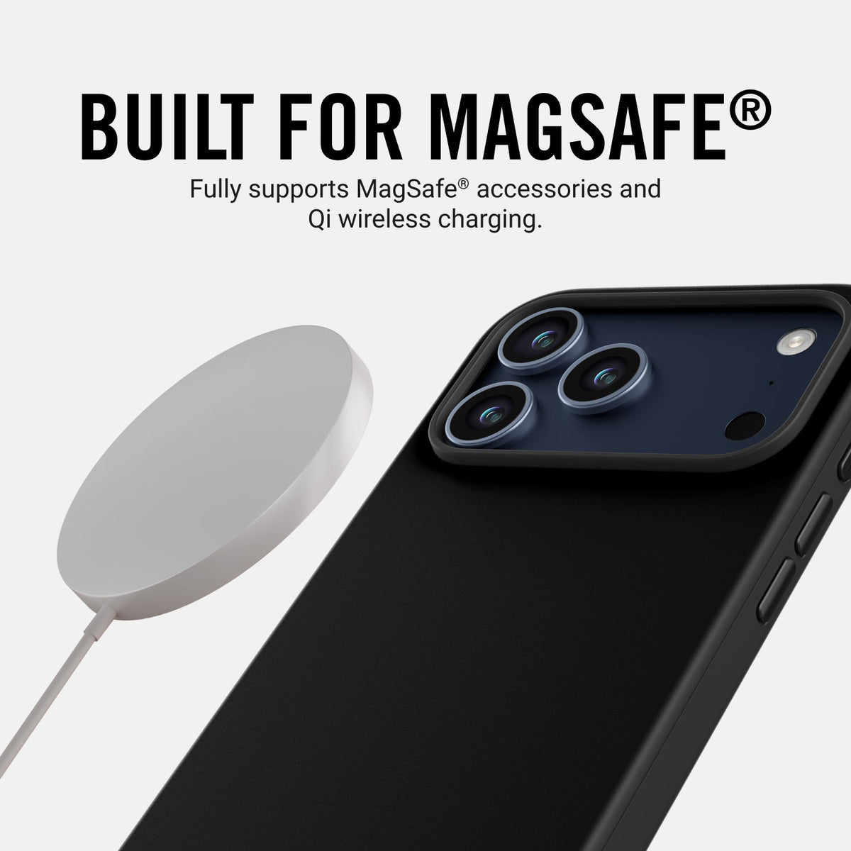 Ridge Phone Case - Matte Black - iPhone 17 Pro