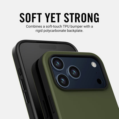 Ridge Phone Case - Matte Olive - iPhone 17 Pro Max