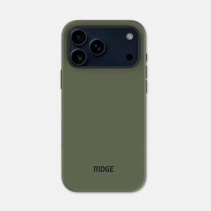 Ridge Phone Case - Matte Olive - iPhone 17 Pro Max